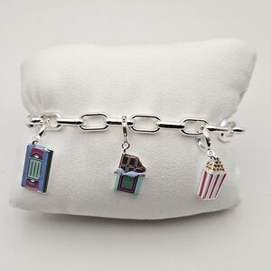 Bomb Party CHARMELIER BR60837 "Takin' It Old School" Cubic Zirconia Bracelet